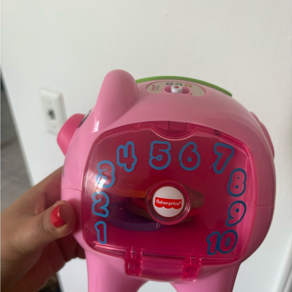 Fisher-Price Pink Play Phone with Blue Number Accents